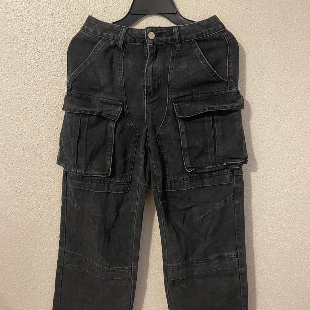 Black Cargo Pants